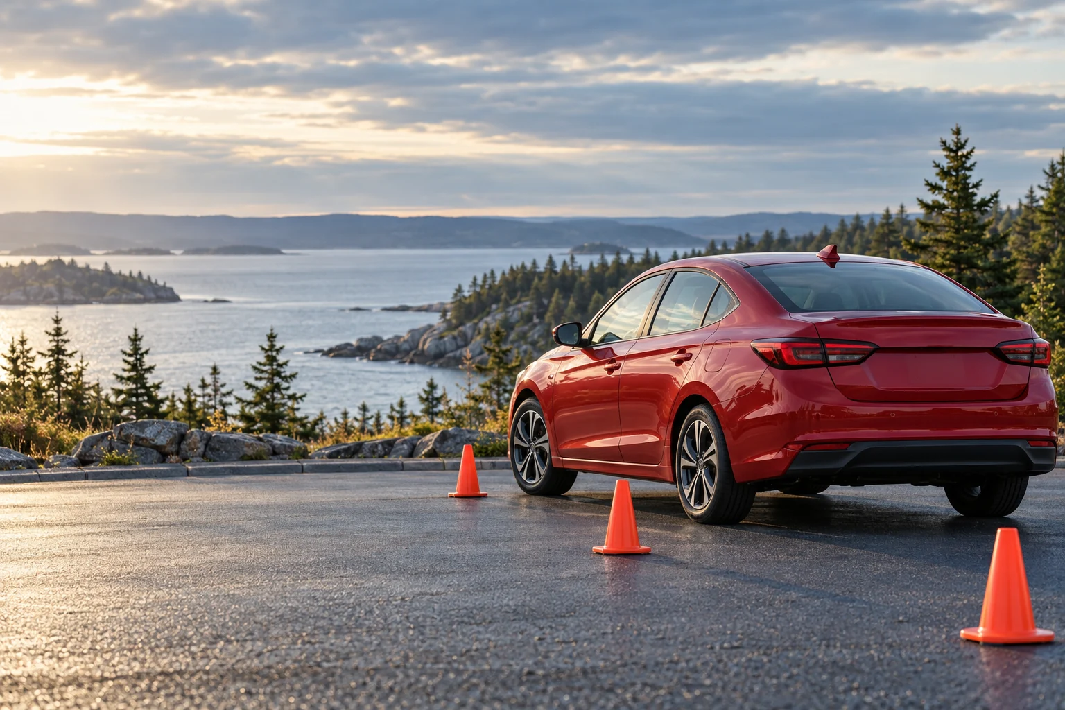 Illustrative photograph for a driving education guide